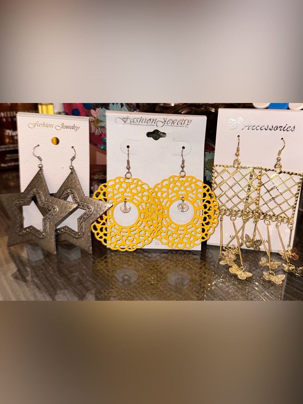 3 Piece Fashion Jewelry Earrings Bundle